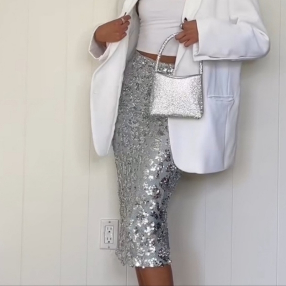 Zara sequin skirt - Picture 1 of 7